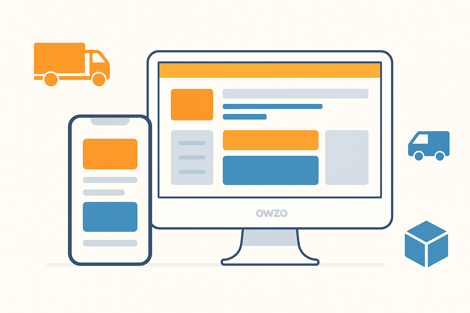 Owzo Carrier overview illustration